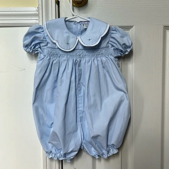 Lovely vintage powder blue Petit Ami bloomers size 9 months - Picture 1 of 7